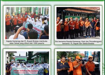 HAB ke 77 di Tutup&nbsp; Dengan Jalan Sehat Kerukunan