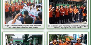 HAB ke 77 di Tutup&nbsp; Dengan Jalan Sehat Kerukunan