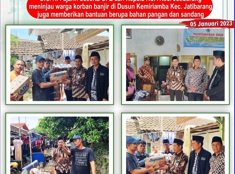 Gercep Kemenag Brebes atas Banjir Bandang Kemiriamba