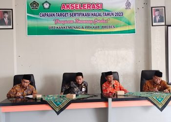 Akselerasi Pencapan Target Sertifikasi Produk Halal 2023 Kabupaten Brebes
