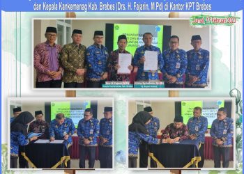 Sah…Pemda Serahkan Hibah Tanah KUA Kec. Brebes.