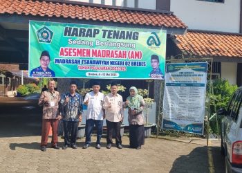 Kakankemenag Brebes Pastikan AM Berjalan Lancar Bagi Siswa Kelas 9.