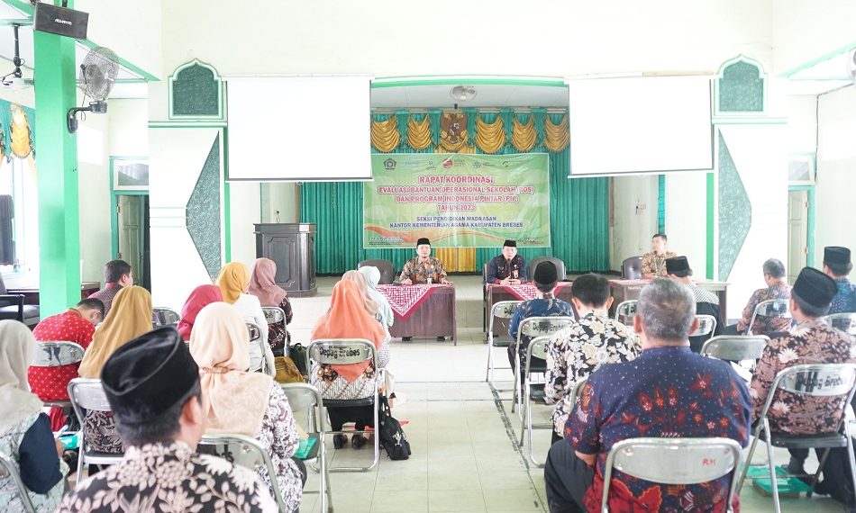 Rakor Evaluasi BOS dan PIP Harapkan Madrasah di Brebes Sesuai Juklak dan Juknis