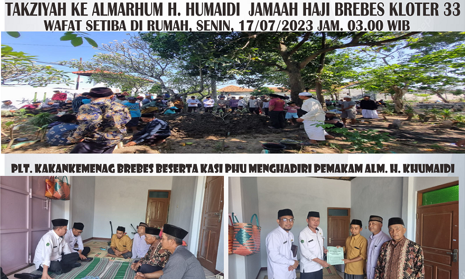 Sabar dan Tabah, Pesan Bagi Kelurga Almarhum Jamaah Haji Kloter 33 Embarkasi Solo