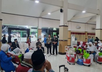 Nyatakan Puas Atas Pelayanan Haji, Kloter 32 Solo Tiba Di Brebes 