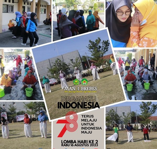 Meriahkan HUT ke-78: MAN 1 Brebes Pupuk Kebersamaan Dengan Beragam Lomba