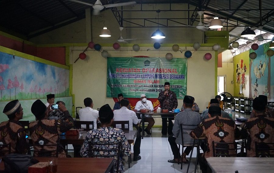 Kuat Moderasi Beragama Kemenag Brebes Laksanakan Penguatan SDM Kampung Moderasi