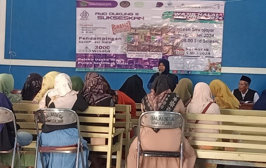 Sukseskan WHO-24, Satgas Halal Brebes Laksanakan Sosialisasi di Dewis Pulau Cemara