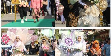 Fashion Show “Korean Bouquet Style”. warnai HUT RI Ke 79 di MAN 1 Brebes
