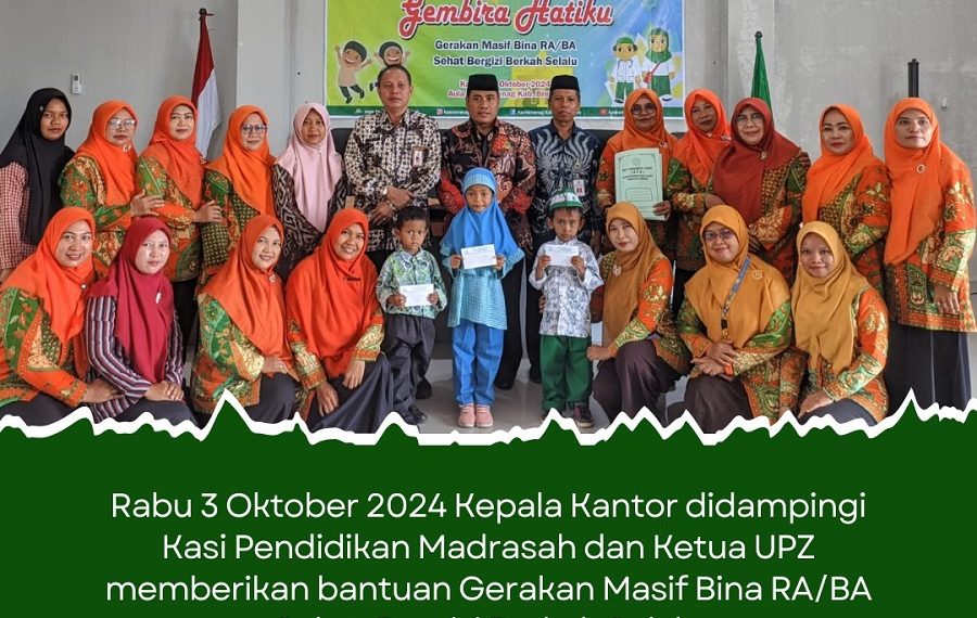 Gembira Hatiku Upaya Kemenag  Menurukan Stunting di Brebes