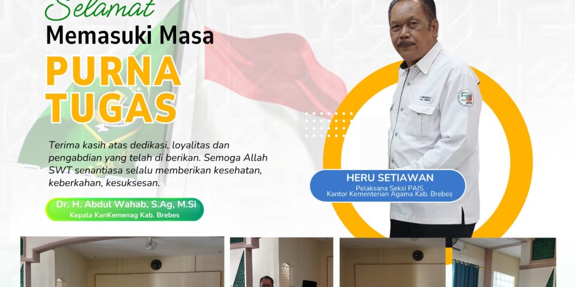 Purna Tugas, PNS Kemenag Brebes Dilepas  Penuh Haru