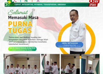 Purna Tugas, PNS Kemenag Brebes Dilepas  Penuh Haru