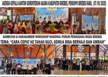 Kepala Kemenag Brebes Harapan Peserta Workshop Segera Daftar Haji