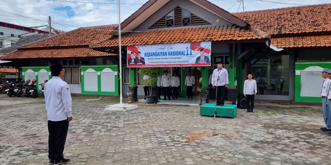 Kemenag Brebes Gelar Upacara Harkitnas ke-117, Gaungkan Semangat Kebangkitan Digital Bangsa