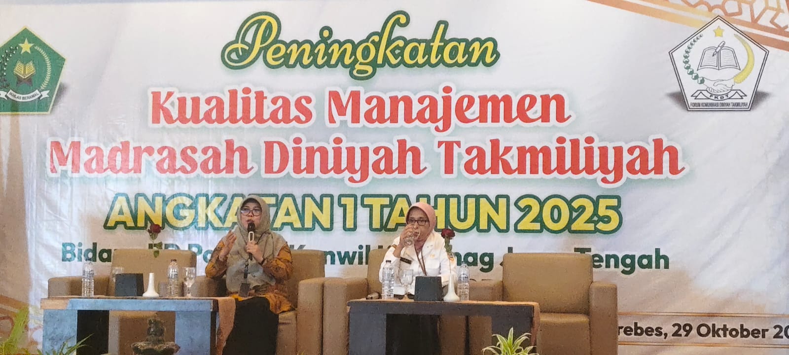 Ketua Tim MDT Kanwil Kemenag Jateng Mendorong Pemda/ Pemkot Terbitkan Perda MDT.