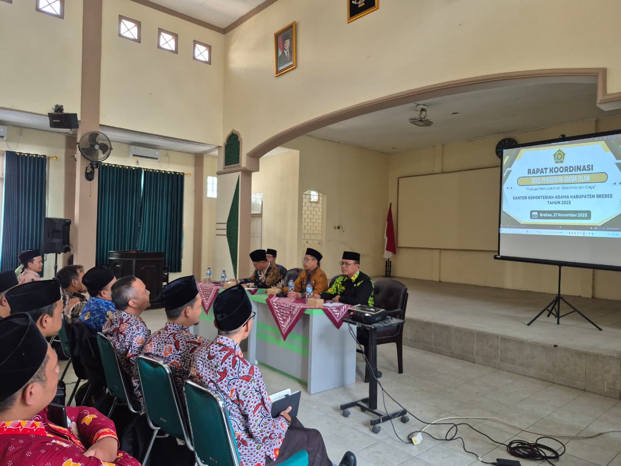 PAIS Kemenag Brebes Gelar Rakor Evaluasi Pemutakhiran Data Emis dan Siaga