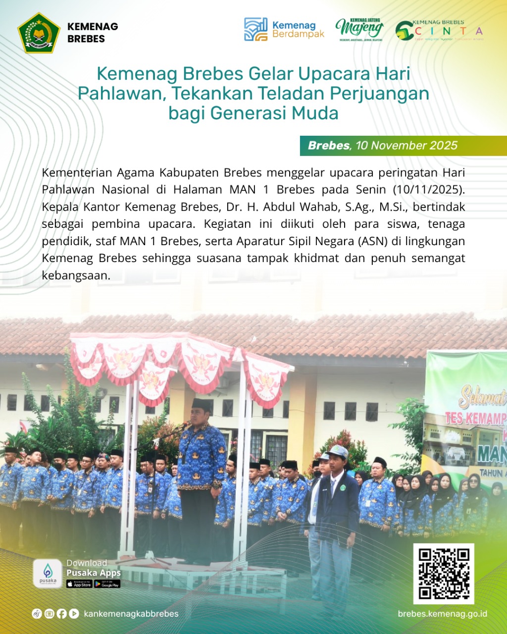 Hari Pahlawan: Momentum Meneladani Semangat Juang Para Pahlawan