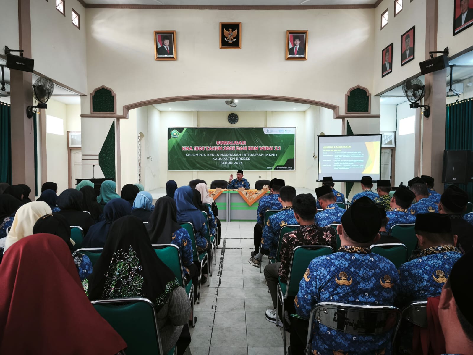 Sosialisasi KMA 1503, Kepala Madrasah Diharapkan Jadi Ruh Model Pengajar Moderat  