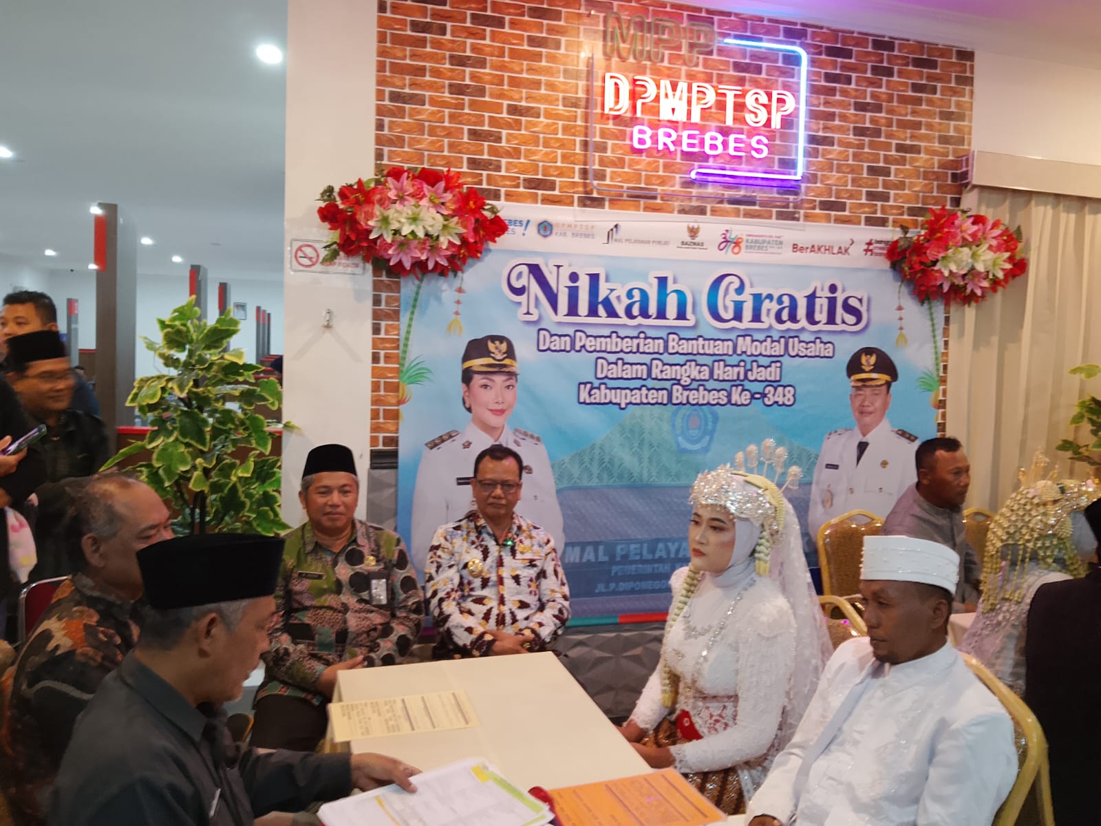 Nikah Massal Sarana Kepedulian Dalam Rangka HUT Brebes Tahun 2026  