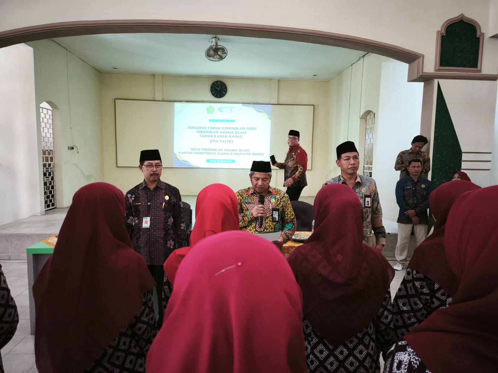 Komitmen Majukan Pendidikan PAI, FKG PAI TK Kab. Brebes di Lantik  