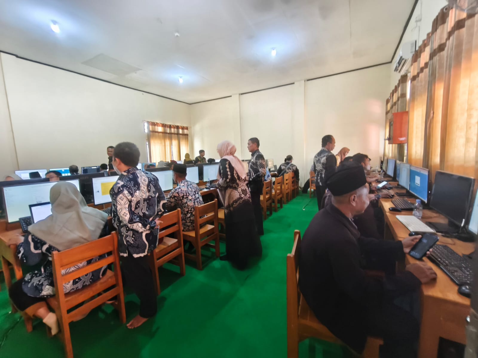 Mapping SDM P3K Kemenag Brebes Laksanakan Tes Kemampuan Komputer