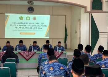 Kemenag Brebes Perkuat Tata Kelola Administrasi Wakaf dan Pelaporan Sub UPZ KUA